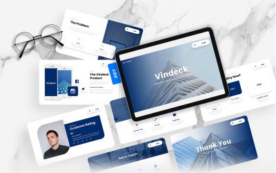 Vindeck – Keynote-sjabloon voor multifunctionele pitchdecks