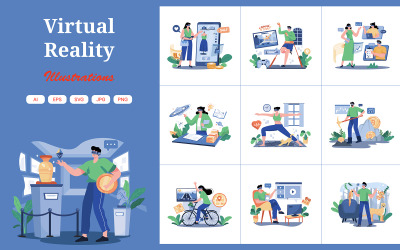 M644_Virtual Reality Illustrationspaket