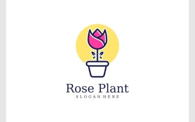 Bloem Rose Plant Pot-logo