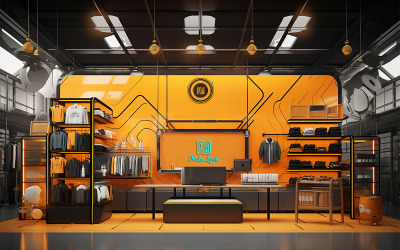 Fashion Store Logo Mockup