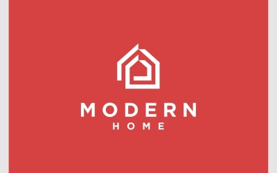 Logo domestico semplice astratto