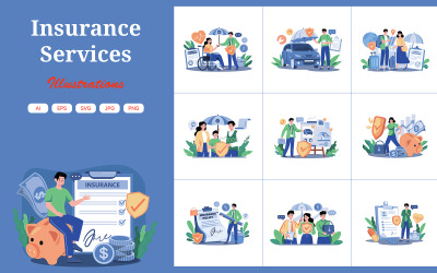 M625_Insurance Services Illustratiepakket 1