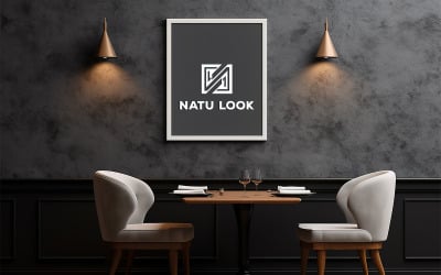 Restaurant Board Mockup Design