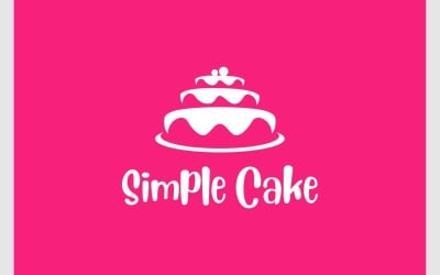 Taart verjaardag bakkerij partij Logo