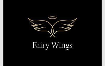 Fairy Wing luxe eenvoudig logo