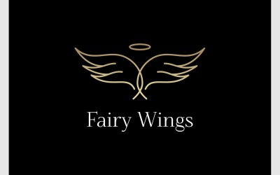 Fairy Wing luxus egyszerű logó