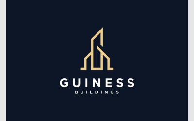 Letter G Property Building Real Estate Logo