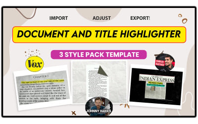 Document and Text Highlighter template