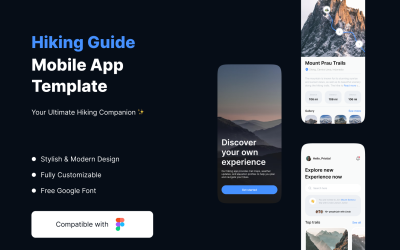 Hiking Guide Mobile App Template