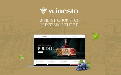 Winesto Elementor - Bor és likőr Prestashop téma