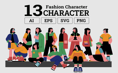 Charakter mody - ilustracja