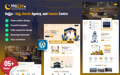 Hajja - Šablona WordPressu pro Hajj, Umrah Agency a Islámské centrum