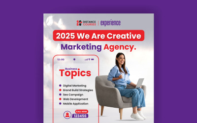 Marketing Agency Social Media Posts Template