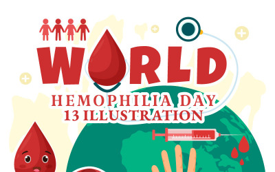 13 Illustrazione della Giornata Mondiale dell’Emofilia