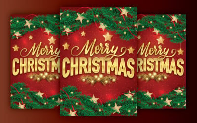 Auguri di Natale: un vivace modello natalizio per le tue celebrazioni festive!