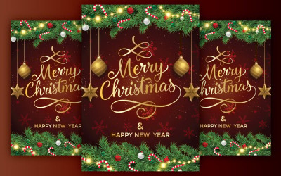 Festivités joyeuses : un modèle de joyeux Noël pour les célébrations au format A4 !