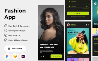 GlamHive - aplicativo móvel de moda