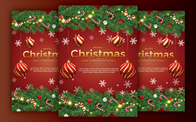 Yuletide Elegance : Un modèle de Noël A4 festif pour illuminer vos célébrations !