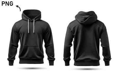 Black tee hoodie hoody sweatshirt. no1