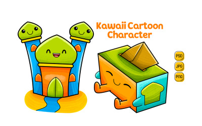 Pakiet postaci z kreskówek Kawaii nr 05
