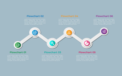 Design de elemento infográfico vetorial brilhante estilo círculo.