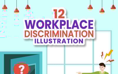 12 Ilustração de discriminação no local de trabalho
