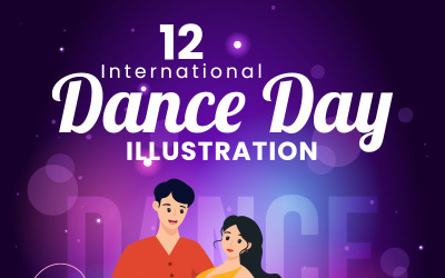 12 Internationale Dansdag Illustratie