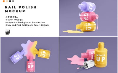 Nail Polish Mockup Template