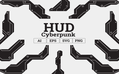 Cyberpunk HUD - İllüstrasyon