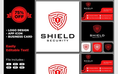 Логотип кибертехнологий Shield Security