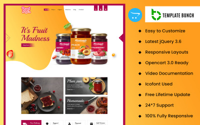 Real Jam - e-Ticaret Web Sitesi Tasarımı için OpenCart Temaları ve Web Sitesi Şablonları