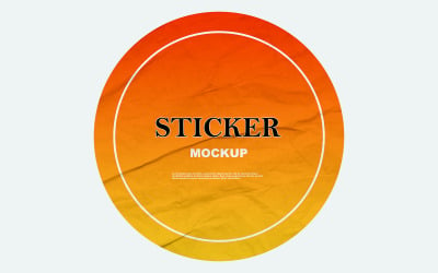 Round Sticker Mockup PSD Template.20
