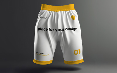 Kurzes schwebendes Photoshop-Mockup