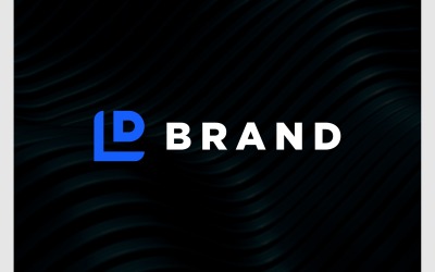Lettre LD Initiales Logo Simple