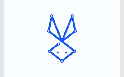 Logo digitale della tecnologia Rabbit