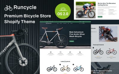 Runcycle - Bicycle Store Single Product Shopify 2.0 Responsive Theme