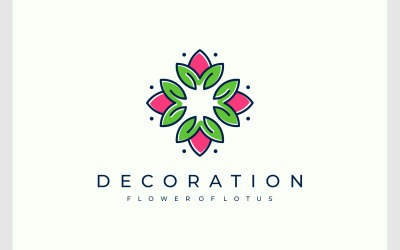 Квітка лотоса лист краси логотип
