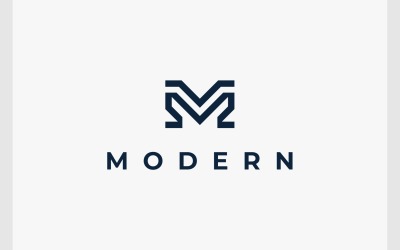 Letter M Initial Monogram Logo