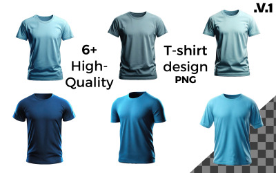 T-shirtdesign framifrån. för Mockup. v1