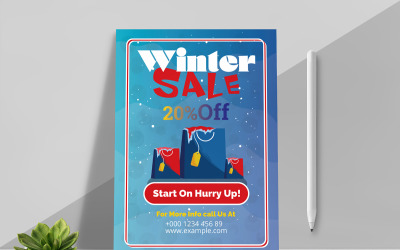 Winter Camp Flyer Templates