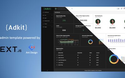 Adkit - Nextjs 管理模板 | Next.JS、React、Ant Design