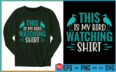 Dit is mijn Bird Watching Shirt Uniek T-shirtontwerp