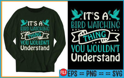 È una cosa da birdwatching che non capiresti. Design unico della maglietta