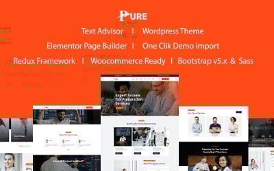 Pure - Adótanácsadó Wordpress téma