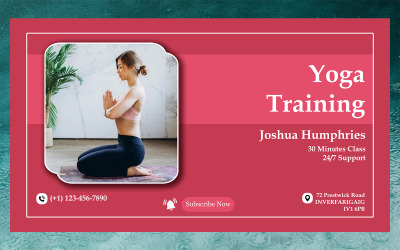 Yoga-Vorlagen – YouTube-Miniaturansichten