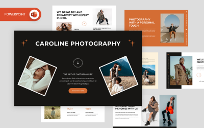 Caroline - Fotografie PowerPoint-sjabloon