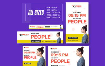 Helping People Web Banner Ads