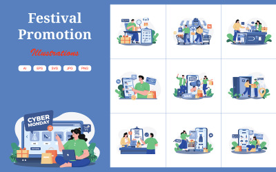 M531_Pacchetto illustrazioni promozione Festival