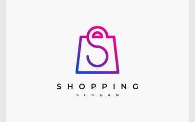 S betűs bevásárlótáska logó