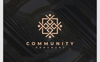 Community Decorative Frame Luxury Logo